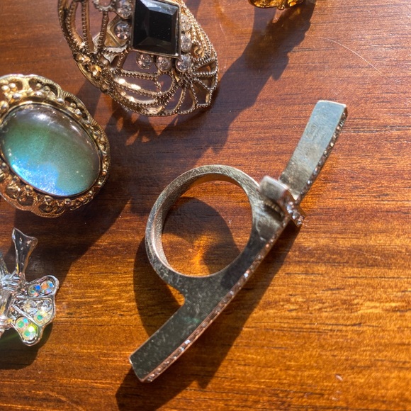 BUNDLE OF 6 STATEMENT RINGS 💍 - Picture 4 of 16